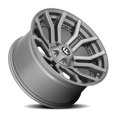 Fuel Rage Platinum D713 22x10 -18 5x127mm 87.1mm Brushed Gunmetal Tinted Clear