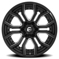 Fuel Rage D711 20x9 +1 5x127mm 87.1mm Gloss Black Milled