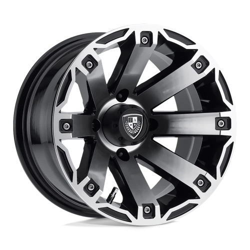 Fairway Alloys Rage 12x7 -47 4x101.6mm 70.7mm Matte Black Machined