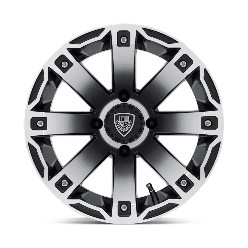 Fairway Alloys Rage 12x7 -47 4x101.6mm 70.7mm Matte Black Machined