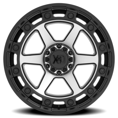XD Series Raid XD862 SBM 20x10 -18 5x127mm 71.5mm Satin Black Machined