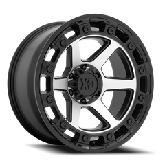 XD Series Raid XD862 SBM 20x10 -18 6x139.7mm 106.1mm Satin Black Machined