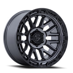 Fuel Rail FC890AB 17x9 -12 5x127mm 71.5mm Gloss Gunmetal Gloss Black Lip