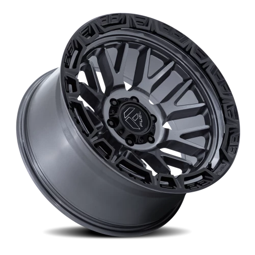 Fuel Rail FC890AB 20x10 -18 6x139.7mm 106.1mm Gloss Gunmetal Gloss Black Lip