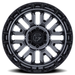 Fuel Rail FC890AB 20x10 -18 6x135mm 87.1mm Gloss Gunmetal Gloss Black Lip