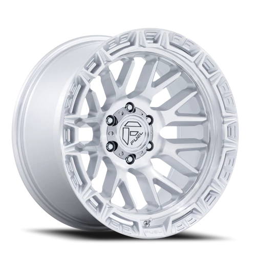 Fuel Rail FC890SD 17x9 -12 6x139.7mm 106.1mm Gloss Silver Machined Face