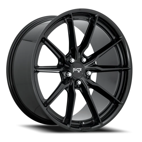 Niche Rainier M240 18x8 +27 5x112mm 66.5mm Gloss Black