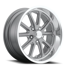 US Mags Rambler U111 20x9.5 +1 5x120.65mm 72.56mm Matte Gunmetal Machined