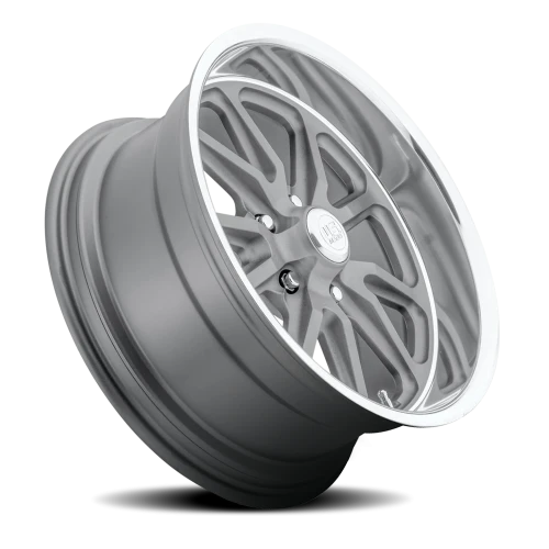 US Mags Rambler U111 18x8 +1 5x114.3mm 72.56mm Matte Gunmetal Machined