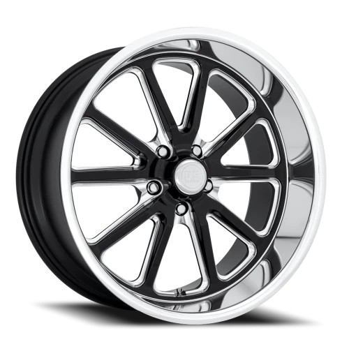 US Mags Rambler U117 17x7 +1 5x120.65mm 72.56mm Gloss Black Milled