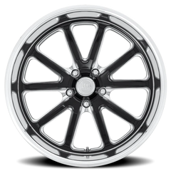 US Mags Rambler U117 18x9.5 +1 5x120.65mm 72.56mm Gloss Black Milled