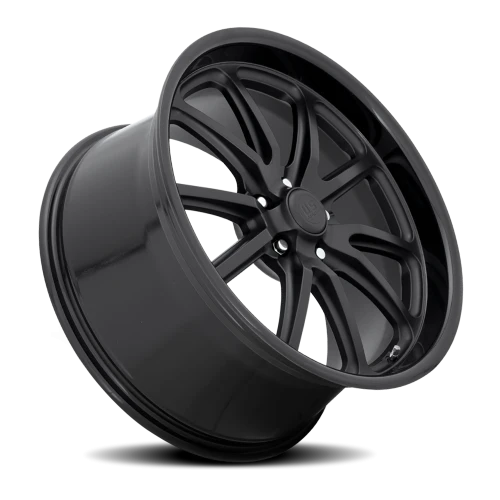 US Mags Rambler U123 20x8.5 +32 5x114.3mm 72.56mm Gloss Black Matte Black