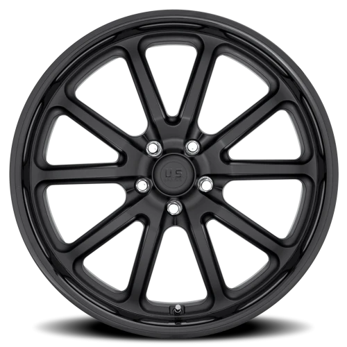 US Mags Rambler U123 20x8.5 +32 5x114.3mm 72.56mm Gloss Black Matte Black