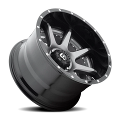 Fuel Rampage D238 22x12 -44 5x127mm 78.1mm Matte Gunmetal Black Lip