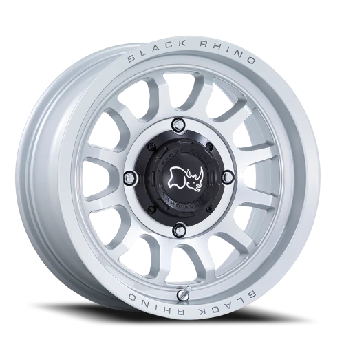 Black Rhino Rapid UTV HS 14x7 +10 4x137mm 110.1mm Hyper Silver Machined Face