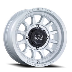 Black Rhino Rapid UTV HS 14x7 +10 4x137mm 110.1mm Hyper Silver Machined Face