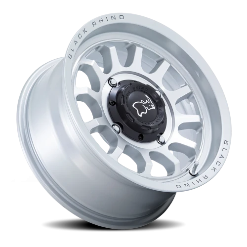 Black Rhino Rapid UTV HS 15x7 +10 4x137mm 110.1mm Hyper Silver Machined Face