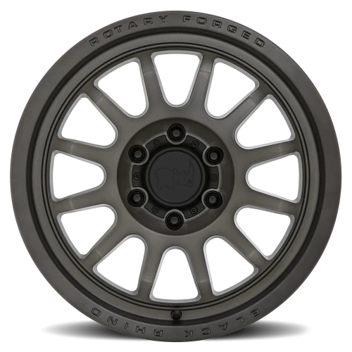 Black Rhino Rapid GY 17x8.5 +0 6x114.3mm 76.1mm Matte Brushed Gunmetal