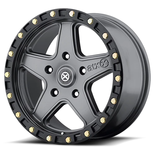 ATX Ravine AX194 GY 18x8.5 +35 5x120mm 74.1mm Matte Gray Black Lip