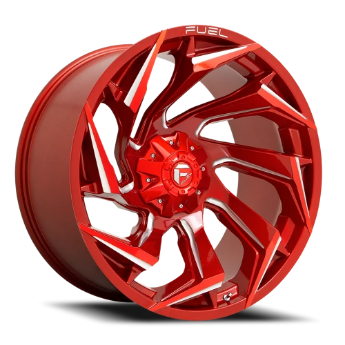 Fuel Reaction D754 18x9 -12 8x170mm 125.1mm Candy Red Milled