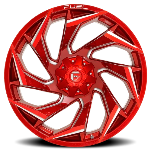Fuel Reaction D754 22x12 -44 8x180mm 124.3mm Candy Red Milled