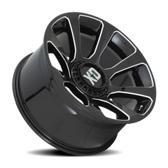 XD Series Reactor XD854 GB-M 20x9 +0 6x135mm 106.1mm Gloss Black Milled