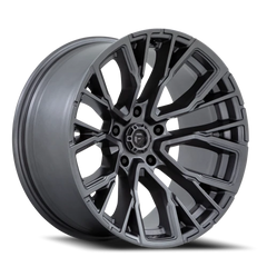 Fuel Rebar 5 D848 20x10 -18 5x127mm 71.5mm Matte Gunmetal