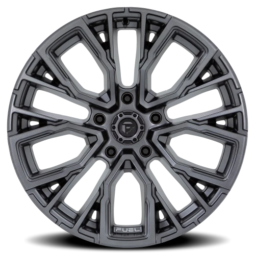 Fuel Rebar 5 D848 20x10 -18 5x139.7mm 78.1mm Matte Gunmetal