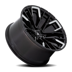 Fuel Rebar 5 D849 22x12 -44 5x139.7mm 78.1mm Gloss Black Milled
