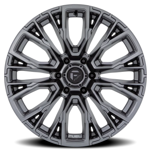 Fuel Rebar 6 D848 20x9 +20 6x135mm 87.1mm Matte Gunmetal
