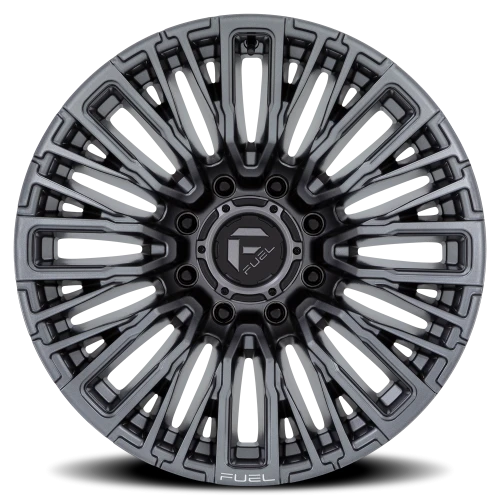 Fuel Rebar 8 D848 20x10 -18 8x170mm 125.1mm Matte Gunmetal