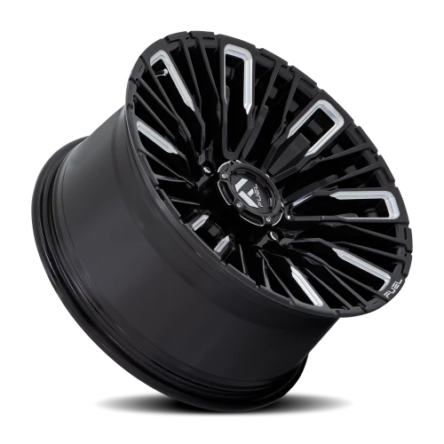 Fuel Rebar 8 D849 20x10 -18 8x165.1mm 125.1mm Gloss Black Milled