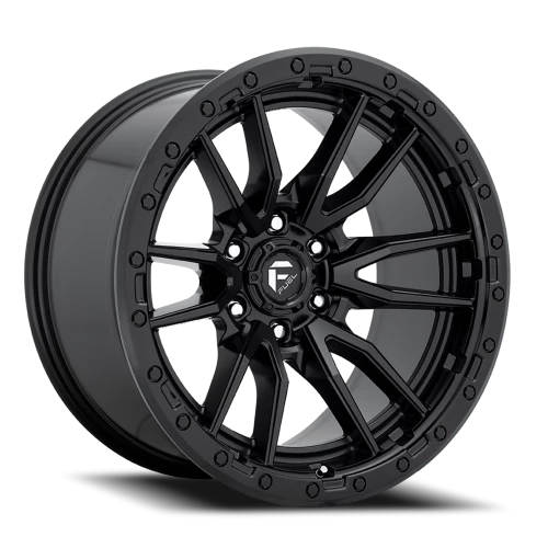Fuel Rebel D679 17x9 -12 6x139.7mm 106.1mm Matte Black