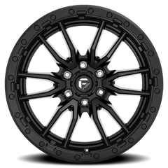 Fuel Rebel D679 17x9 -12 6x135mm 87.1mm Matte Black