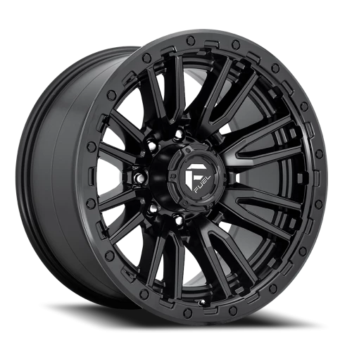Fuel Rebel D679 22x12 -44 8x180mm 124.2mm Matte Black