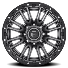 Fuel Rebel D680 22x12 -44 8x170mm 125.1mm Matte Gunmetal Black Bead Ring
