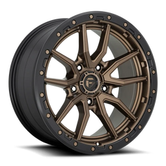 Fuel Rebel D681 20x9 +20 5x150mm 110.1mm Matte Bronze Black Bead Ring