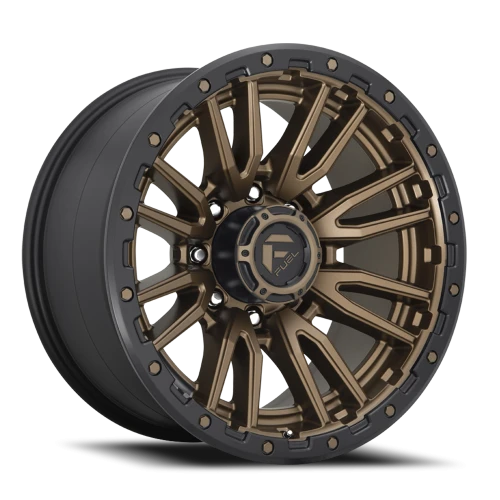 Fuel Rebel D681 20x10 -18 8x165.1mm 125.2mm Matte Bronze Black Bead Ring