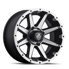 Fairway Alloys Rebel 12x6 -23 4x101.6mm 70.7mm Matte Black Machined