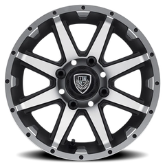Fairway Alloys Rebel 14x6.5 -23 4x101.6mm 70.7mm Matte Black Machined