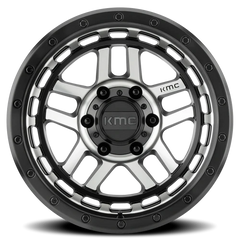 KMC Recon KM540 SBM 17x8.5 +18 6x120mm 66.9mm Satin Black Machined
