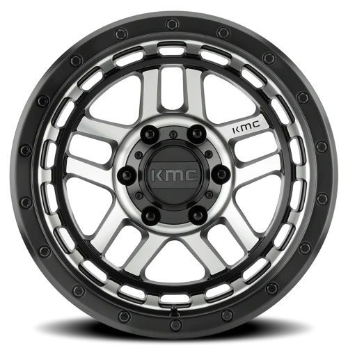 KMC Recon KM540 SBM 17x8.5 +18 6x139.7mm 106.25mm Satin Black Machined