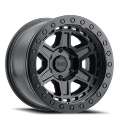 Black Rhino Reno Beadlock BK 17x8.5 -30 6x139.7mm 112.1mm Matte Black Black Bolts