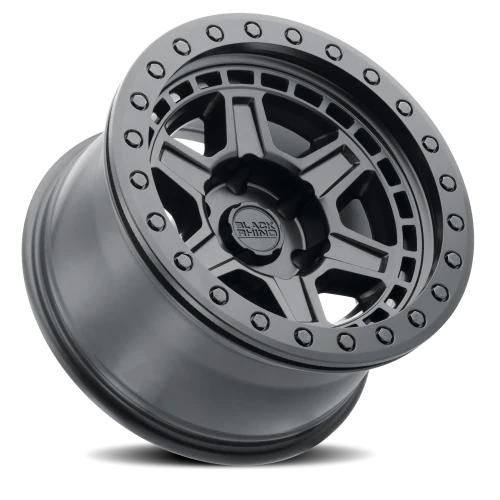 Black Rhino Reno Beadlock BK 17x8.5 -30 6x139.7mm 112.1mm Matte Black Black Bolts