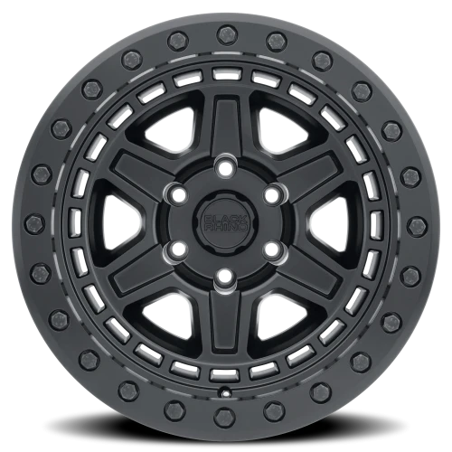 Black Rhino Reno Beadlock BK 17x8.5 +0 6x135mm 87.1mm Matte Black Black Bolts