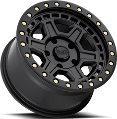 Black Rhino Reno BK 18x9.5 -18 5x127mm 71.6mm Matte Black Brass Bolts