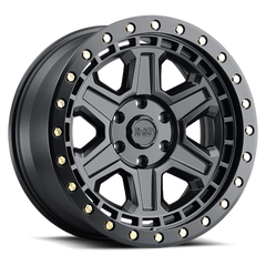 Black Rhino Reno BK 17x9 -12 6x139.7mm 112.1mm Matte Black Brass Bolts