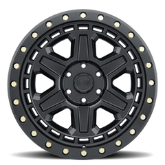 Black Rhino Reno BK 18x9.5 -12 6x139.7mm 112.1mm Matte Black Brass Bolts