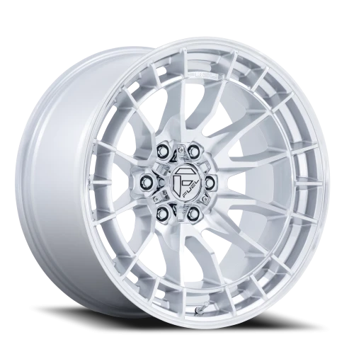 Fuel Revolt SD 17x8.5 +25 6x139.7mm 106.1mm Hyper Silver Machined Face