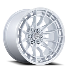 Fuel Revolt SD 17x8.5 +25 6x139.7mm 106.1mm Hyper Silver Machined Face